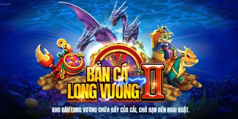 Bắn cá Long Vương II mang đến cho người chơi những giây phút thư giãn tuyệt vời nhất