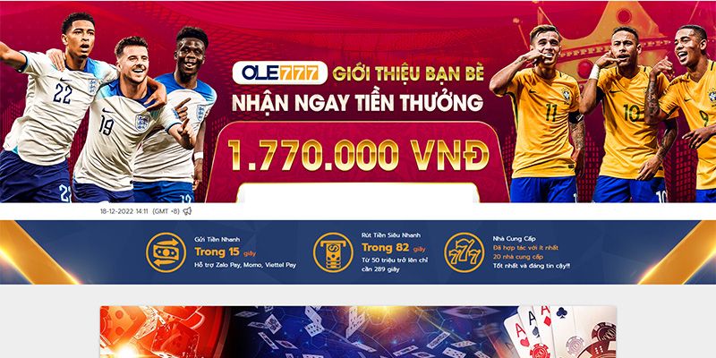 Ưu đãi khi tham gia thể thao Ole777