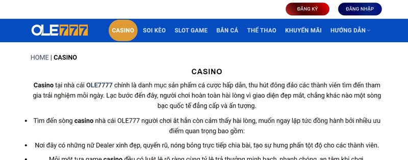 Tham khảo cách tham gia game bài baccarat trực tuyến tại Ole777