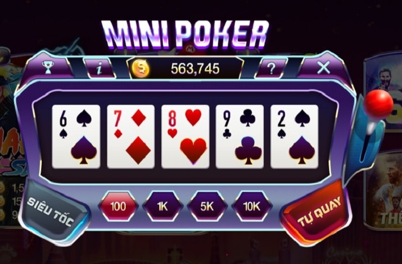 Cách quay nổ hũ mini Poker chuẩn chỉnh nhất